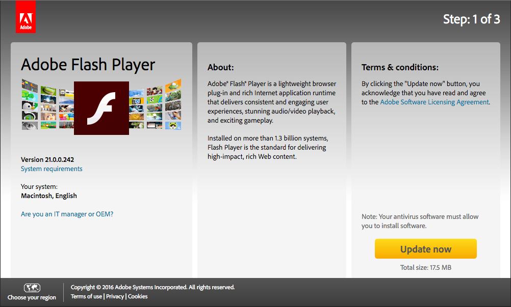 Adobe Flash Player Update For Mac Free Download